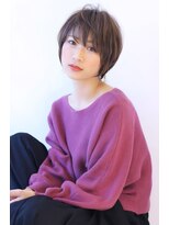 オーロ 西宮店(ORO)&nbsp;ダークトーン　ふんわりショートヘア