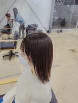 ビーヒアナウ N゜03 金沢駅西店(BE HERE NOW) 髪質改善縮毛矯正/ミディアム/艶髪/レイヤー