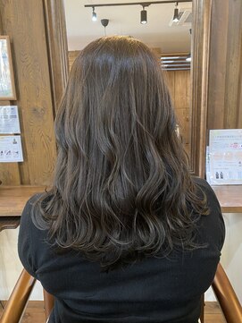 エコルアヘアー 西口(ecolua hair) ブルーアッシュ×ミディアム