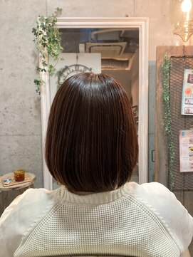 フルーヴ(Fleuve) レトロボブが可愛い☆抜け感オレンジ♪