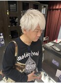 白髪ボカシホワイトカラー/メンズ岩崎【錦糸町北口】