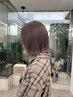 ケアカラー+カット+4stepフローディアトリートメント ￥13900