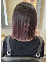 バローチェ(Barouche) 【Barouche/中島綾子】 ボブ グラデーションカラー 堀江