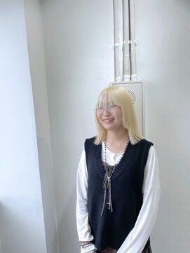 ミュー(Mu) 抜きっぱなしブロンドはケアブリーチで◎