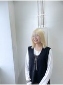 抜きっぱなしブロンドはケアブリーチで◎