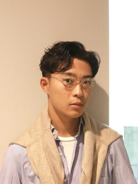 グルーマーズトウキョウ(GROOMER/S TOKYO) ラルフカール＋ブラウンカラー【外国人風パーマ】