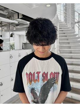 ブランコジーサウス(BLANCO G South) 波巻きパーマ/マッシュ