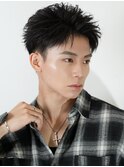 フェザーアップバングショート