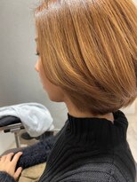 クララ カシハラ(CLALA Kashihara)&nbsp;ブリーチカラー/キャラメルブラウン/ショートボブ