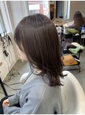 透明感◎アッシュブラウン