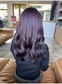 パープルヘアカラー