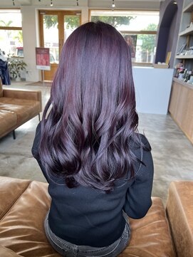 アンアンアヴェダ 沖縄ライカム店(anan aveda) パープルヘアカラー