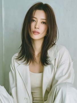 アルトリスト(Altruist Aging×HAIR&SPA) ★ダークアッシュ大人ガーリーボブ着物ミディアムレイヤーカット