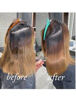 デザインサロンリア(design salon Lia)&nbsp;前髪/アンブレラカラー/こなれミディ/イメチェン/ウェーブパーマ