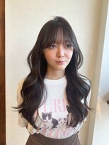 シェール(cher)&nbsp;ロングレイヤー/ダークチョコレート/透明感カラー