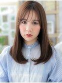 ■くすみベージュ前下がり美髪艶感ストレート401-3浦和20代30代
