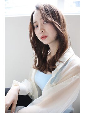 ルーチェココ(Lu'ce coco) 大人かわいいくびれロング[切りっぱなしボブエアリーロング美髪]