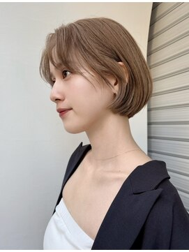 トルネード(TORNADO) 外国人風ボブパーマ モカベージュカーテンバング海外ガールt1129