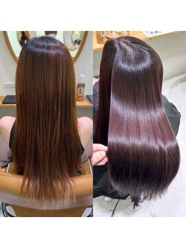 ゴカンムード(Gokan mood) 髪質改善縮毛矯正ハイライトダブルカラーショートカット30代40代