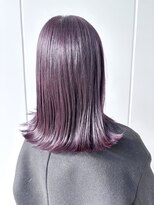 エン(YENN)&nbsp;ブリーチなしで叶える、ツヤ感パープルカラー☆