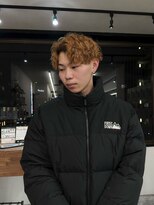 ソソ(soso) メンズツイスパセンターパートメンズ/パーマ/マッシュ