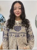 ドライパーマとロングヘア