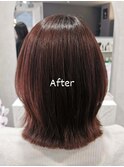 【矢野明日香】髪質改善ドクターカラー×ミディアム