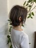 ★暗染に飽きた方オススメ★カット+白髪ぼかしハイライト