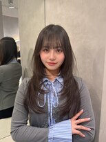 シー バイ ロンド 新宿(Sea by Lond)&nbsp;セミハッシュカット×グレージュ