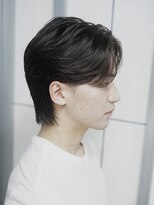 ボブ 小松(BOB) 10代20代メンズカットセンターパートニュアンスパーマ毛流れ