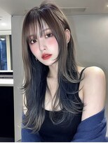 レア 新越谷(LEA) デザインカラーレイヤー × ネイビーブルー