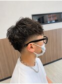 メンズカットツイストパーマ