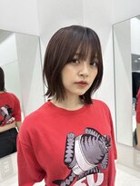 アイトーキョーエス 渋谷(AI TOKYO S)&nbsp;ミルクティーブロンド/ダークブルー/渋谷/レイヤーボブ