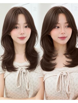 オーラ オモテサンドウ(Aura omotesando) 2way layer × モカグレージュ