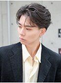 スパイキーショートシャドウパーマアクティブショート