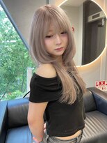 ヴィヴィー 福岡天神店(VIVIE)&nbsp;ミルクティーベージュ/レイヤーカット