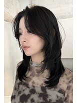 フィルムス 横浜(FILMS+) くびれレイヤー/オリーブベージュ/顔周り/シースルー/横浜+