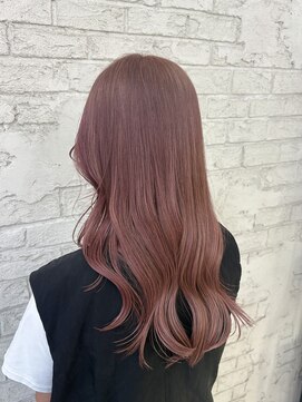 プライズ 池袋西口(prize) ピンクミルクティーベージュ ブリーチダブルカラー 池袋