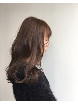 ヘアメイク オブジェ(hair make objet) パープルベージュ ロング      KAI