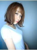 【morio池袋】 2018年夏人気透け感ボブ