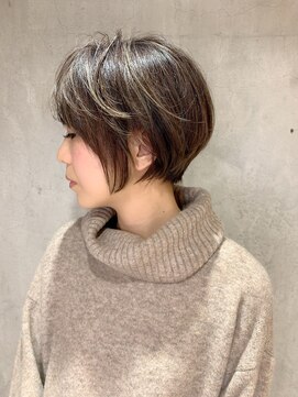 アンカーバイナチュラル(anchor by natural) ☆くびれボブ×ハイライトベージュ☆