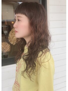 ノイズ(Noi'z) <ノイズ>オン眉バング+パーマ