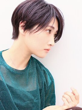 ドロップ(drop) ダークプラムハンサムショート/メンズライク/20代/30代/40代