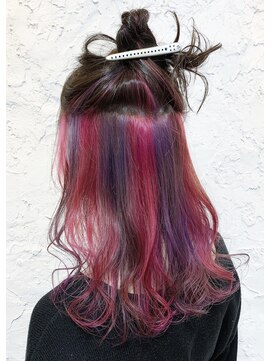 イシュ(ish.) インナーディープピンク×パープル