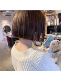 大人可愛いボブスタイル