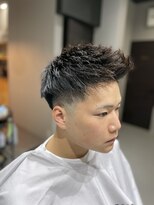 ニーキュウヨン バーバーズストア(294 BARBER's Store) フェード×アップバング