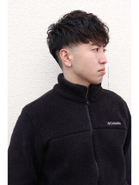 ビフィーノ モーダ 苦楽園店(bifino moda) ツイストスパイラルパーマソフトツーブロック　メンズパーマ