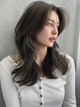 ソヨン 山形桜田店(SOYON) かきあげ女っぽオルチャンヘア レイヤー