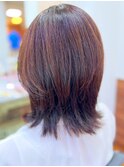 20代30代40代ナチュラルハイライト立体感アッシュブラウン