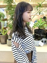 パークレーン アイス イヴェン(park lane ICI yeven)&nbsp;ブリーチなしカラー　透明感カラー　オリーブ/momoka